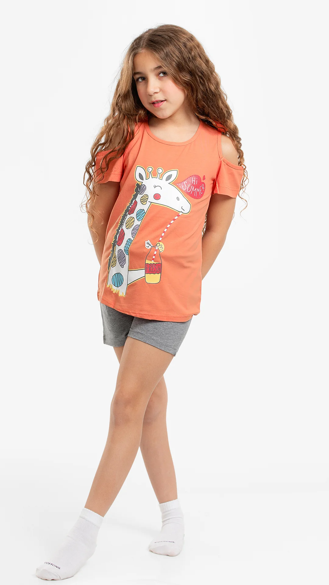 صورة بيجاما بناتي صيفي موديل 917