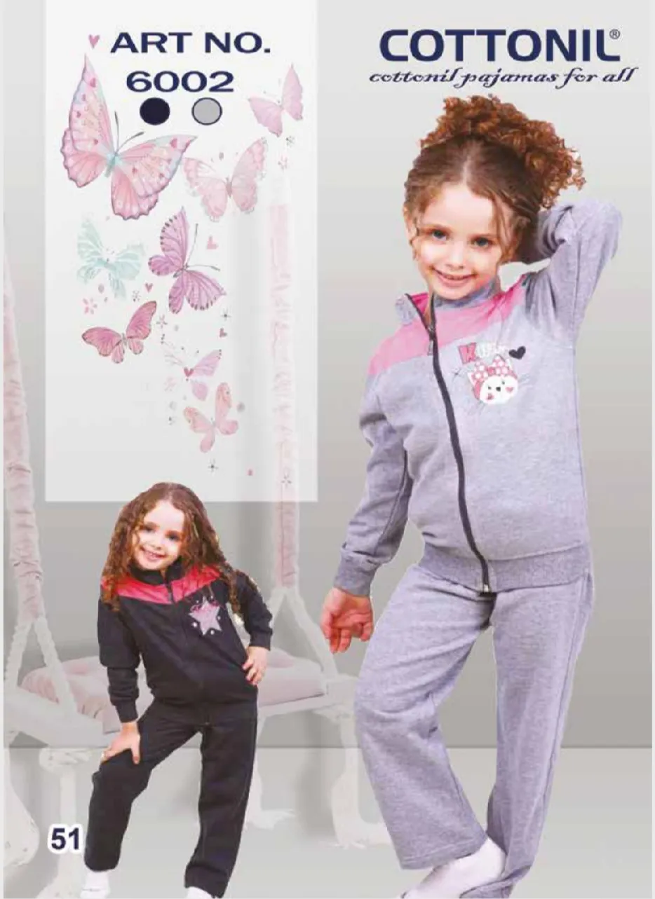 صورة بيجاما بناتي شتوي موديل 6002