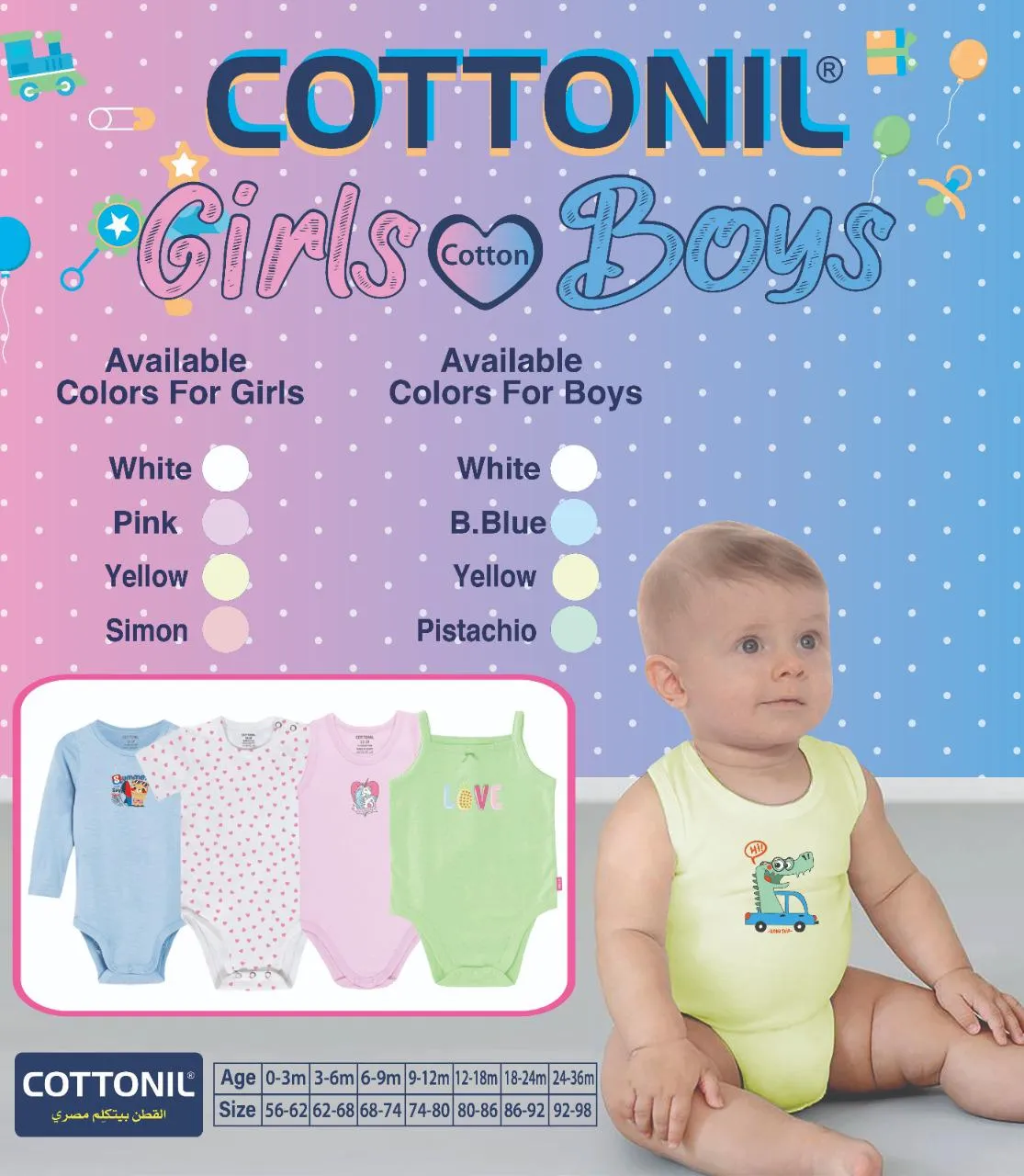 صورة سالوبيت كت قطن حديثي الولادة ـ الوان